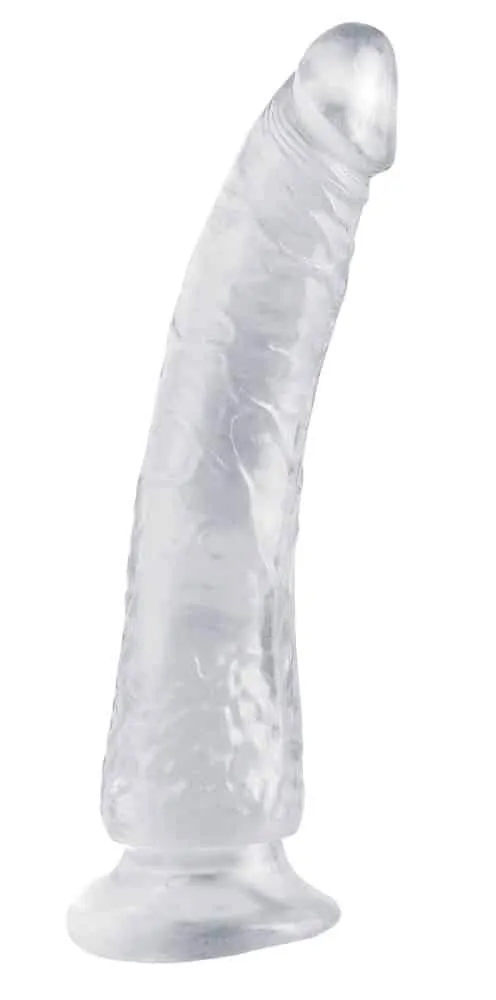 Basix Rubber Works - Realistischer Dildo mit Saugfuß Transparent