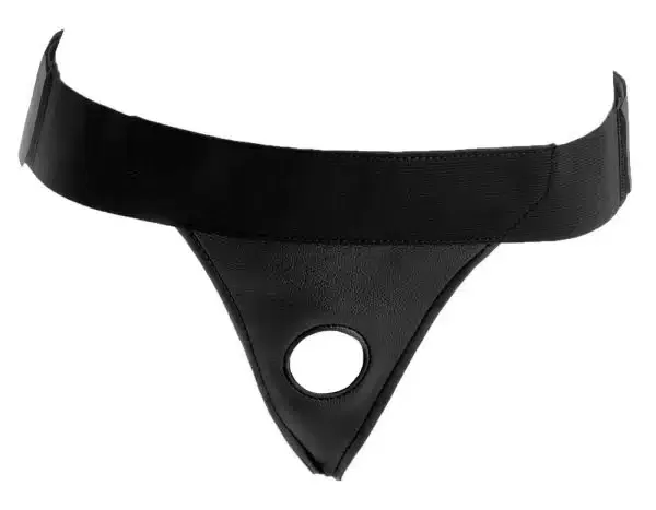 Fetish Fantasy Series Crotchless Harness - Leder-Optik, Schrittoffen, Größenverstellbar Fetish Fantasy Series Crotchless Harness - Leder-Optik, Schrittoffen, Größenverstellbar