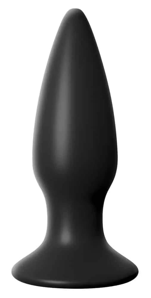Anal Fantasy Elite - Leiser Analplug, wasserdicht, 7 Vibrationsmodi Schwarz/Silber Anal Fantasy Elite - Leiser Analplug, wasserdicht, 7 Vibrationsmodi Schwarz/Silber