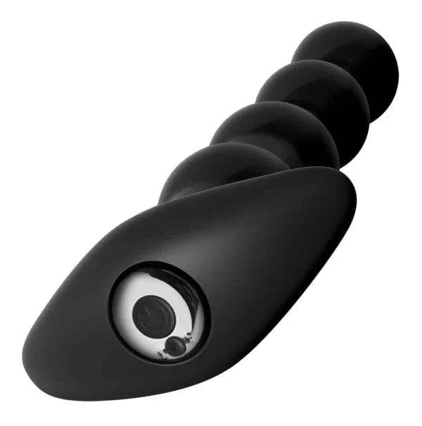 Anal Fantasy Elite - Silikon Analperlen Schwarz/Silber Anal Fantasy Elite - Silikon Analperlen Schwarz/Silber