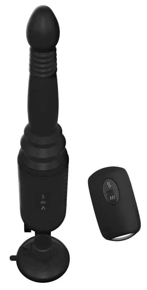 Anal Fantasy Elite - Stoßvibrator mit Heizfunktion und Fernbedienung Schwarz Anal Fantasy Elite - Stoßvibrator mit Heizfunktion und Fernbedienung Schwarz