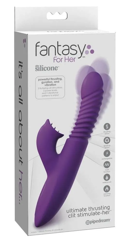 Fantasy For Her - Rabbitvibrator mit Stoß- und Rotationsfunktion