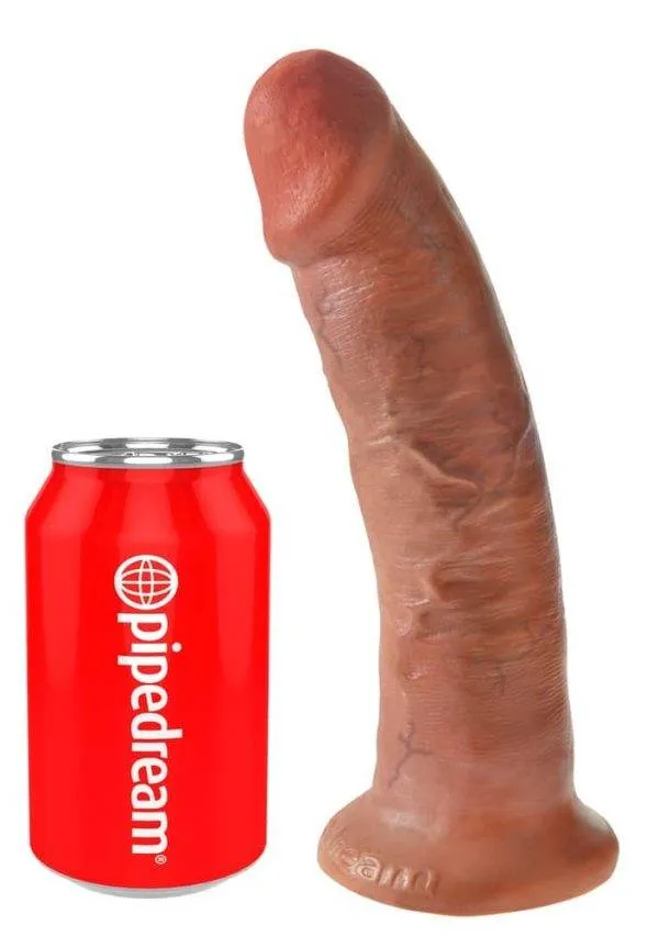King Cock Naturdildo - Realistisch, mit Saugfuß und Strap-on-kompatibel Tan