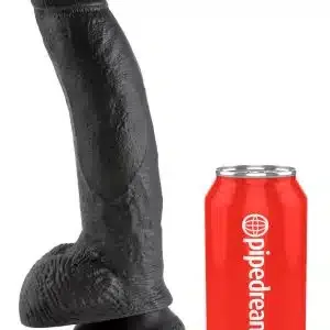 King Cock Naturdildo mit Saugfuß Dark King Cock Naturdildo mit Saugfuß Dark – Bild 2