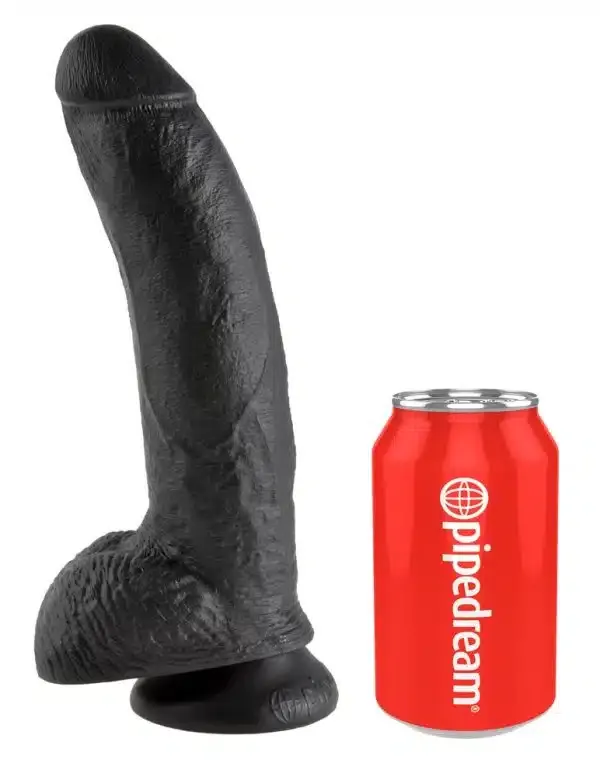 King Cock Naturdildo mit Saugfuß Dark