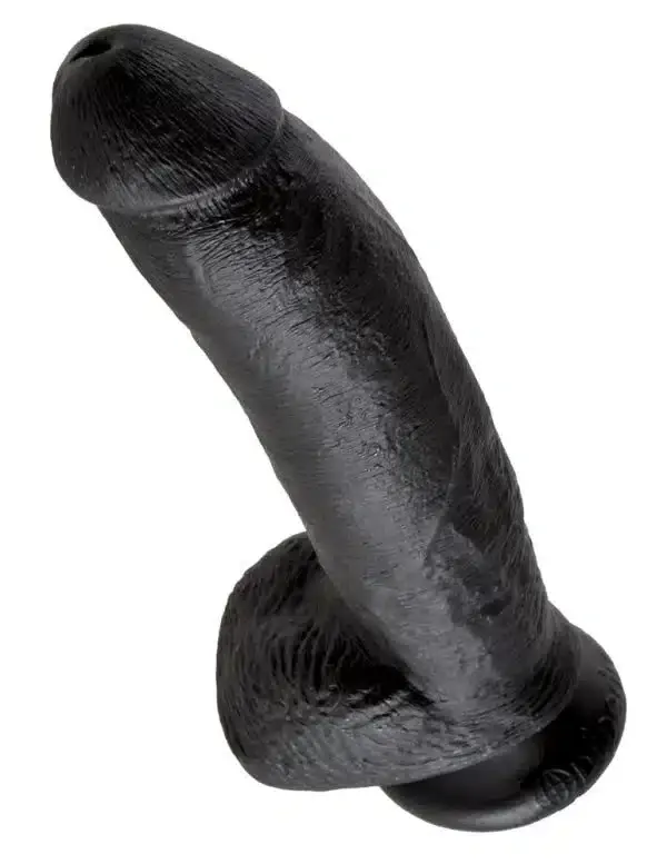 King Cock Naturdildo mit Saugfuß Dark King Cock Naturdildo mit Saugfuß Dark