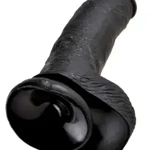 King Cock Naturdildo mit Saugfuß Dark King Cock Naturdildo mit Saugfuß Dark – Bild 5
