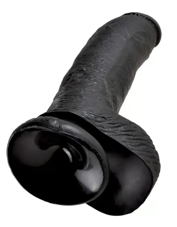 King Cock Naturdildo mit Saugfuß Dark King Cock Naturdildo mit Saugfuß Dark