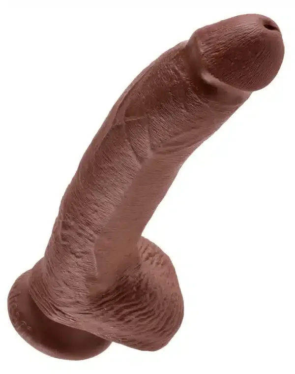 King Cock Naturdildo mit Saugfuß Brown King Cock Naturdildo mit Saugfuß Brown