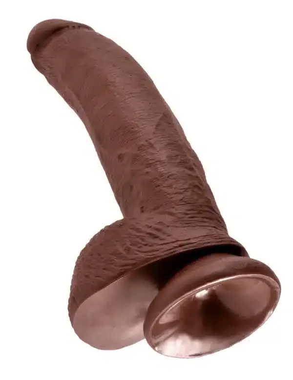 King Cock Naturdildo mit Saugfuß Brown King Cock Naturdildo mit Saugfuß Brown