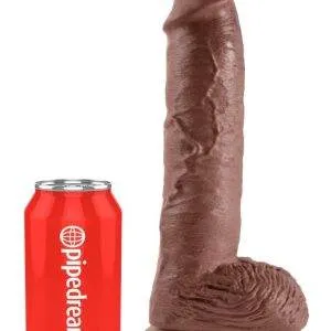 King Cock Realistischer Dildo | Mit Saugfuß | Strap-on kompatibel Brown King Cock Realistischer Dildo | Mit Saugfuß | Strap-on kompatibel Brown – Bild 2