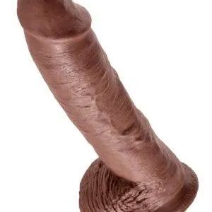 King Cock Realistischer Dildo | Mit Saugfuß | Strap-on kompatibel Brown King Cock Realistischer Dildo | Mit Saugfuß | Strap-on kompatibel Brown – Bild 4