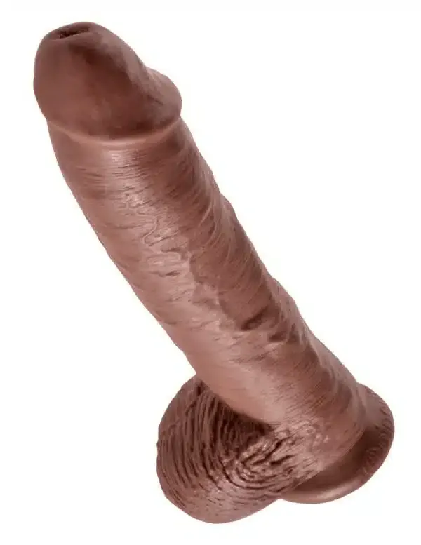 King Cock Realistischer Dildo | Mit Saugfuß | Strap-on kompatibel Brown King Cock Realistischer Dildo | Mit Saugfuß | Strap-on kompatibel Brown