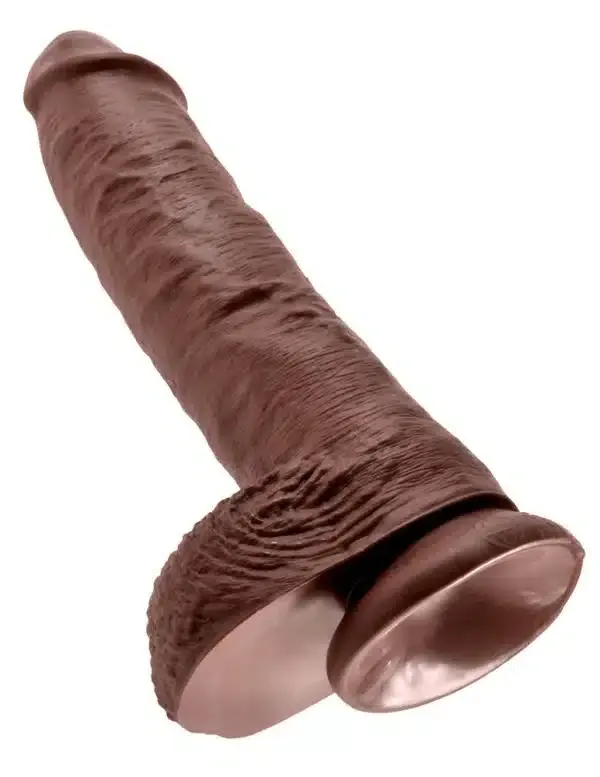 King Cock Realistischer Dildo | Mit Saugfuß | Strap-on kompatibel Brown King Cock Realistischer Dildo | Mit Saugfuß | Strap-on kompatibel Brown