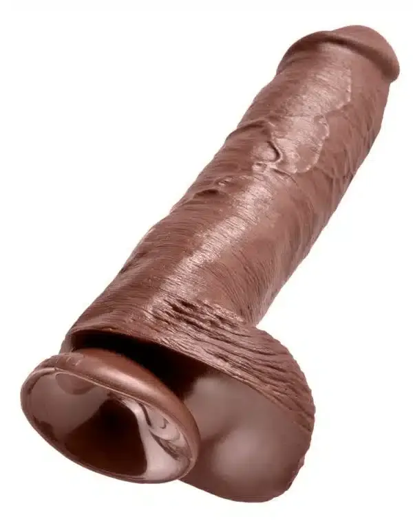 KC 11 Cock with Balls Brown KC 11 Cock with Balls Brown