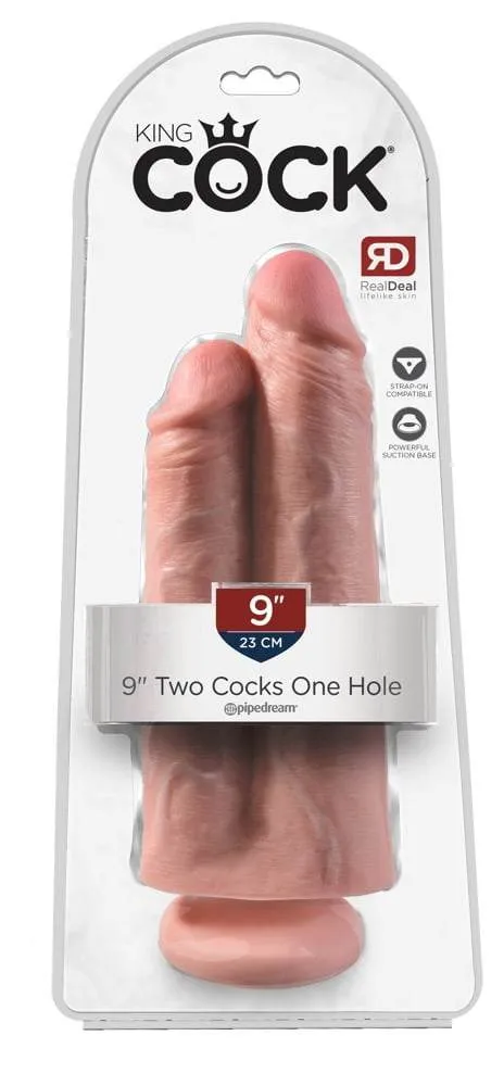 King Cock Doppeldildo - Realistisches Design, starke Stimulation