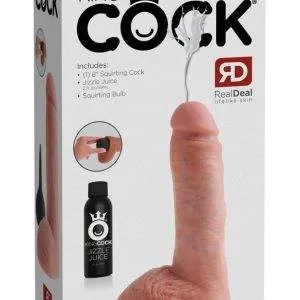 King Cock - Spritzender Dildo mit realistischem Design King Cock - Spritzender Dildo mit realistischem Design – Bild 1