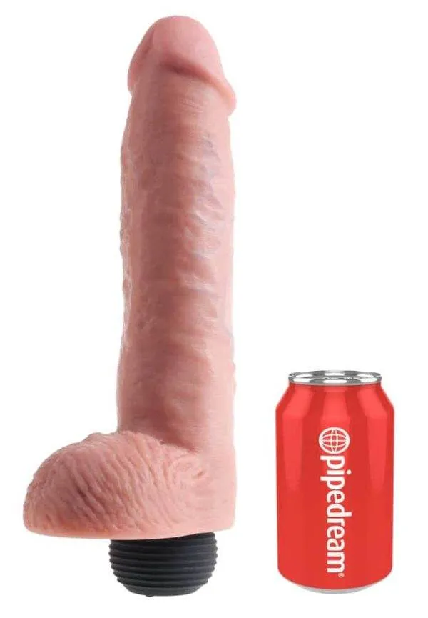 King Cock Spritzender Dildo - Hyperrealistisch & inklusive Sperma