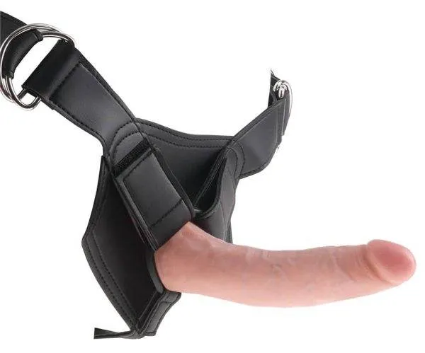 King Cock Strap-On mit 7 Cock Light - Verstellbarer Harness, realistischer Dildo, vielseitig einsetzbar King Cock Strap-On mit 7 Cock Light - Verstellbarer Harness, realistischer Dildo, vielseitig einsetzbar