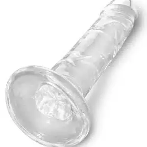 King Cock Clear - Durchsichtiger Naturdildo mit Saugfuß und Strap-on-Kompatibilität King Cock Clear - Durchsichtiger Naturdildo mit Saugfuß und Strap-on-Kompatibilität – Bild 5