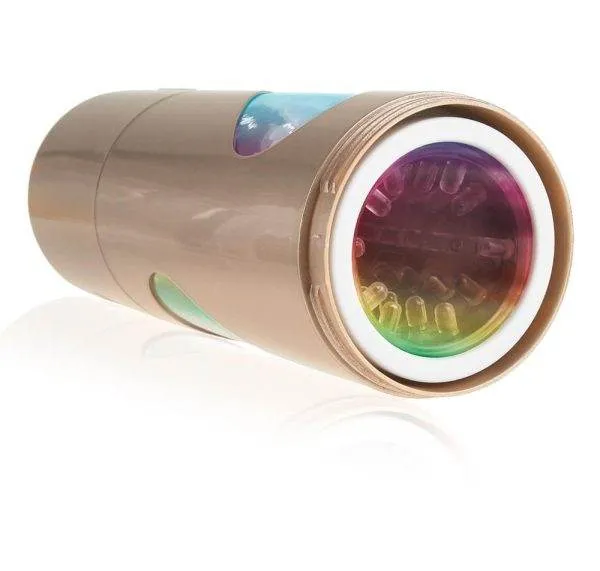 Pipedream Extreme Toyz - Roto-Bator Anus Massager Transparent/Gold Pipedream Extreme Toyz - Roto-Bator Anus Massager Transparent/Gold