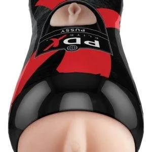 PDX Elite Vibrating Pussy Stroker Hautfarben hell/Schwarz