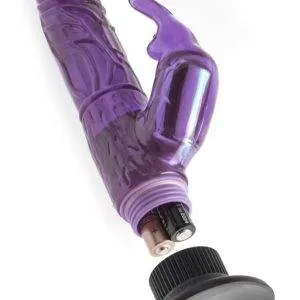 Wall Banger Deluxe Bunny Purpl - Rabbitvibrator mit Multispeed-Vibration, Saugfuß, Strap-on-kompatibel Lila/Schwarz Wall Banger Deluxe Bunny Purpl - Rabbitvibrator mit Multispeed-Vibration, Saugfuß, Strap-on-kompatibel Lila/Schwarz – Bild 4