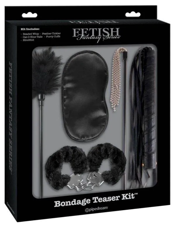 05431280000_verp Fetish Fantasy Bondage-Set: Perfekte Grundausstattung für Einsteiger Schwarz/Silber