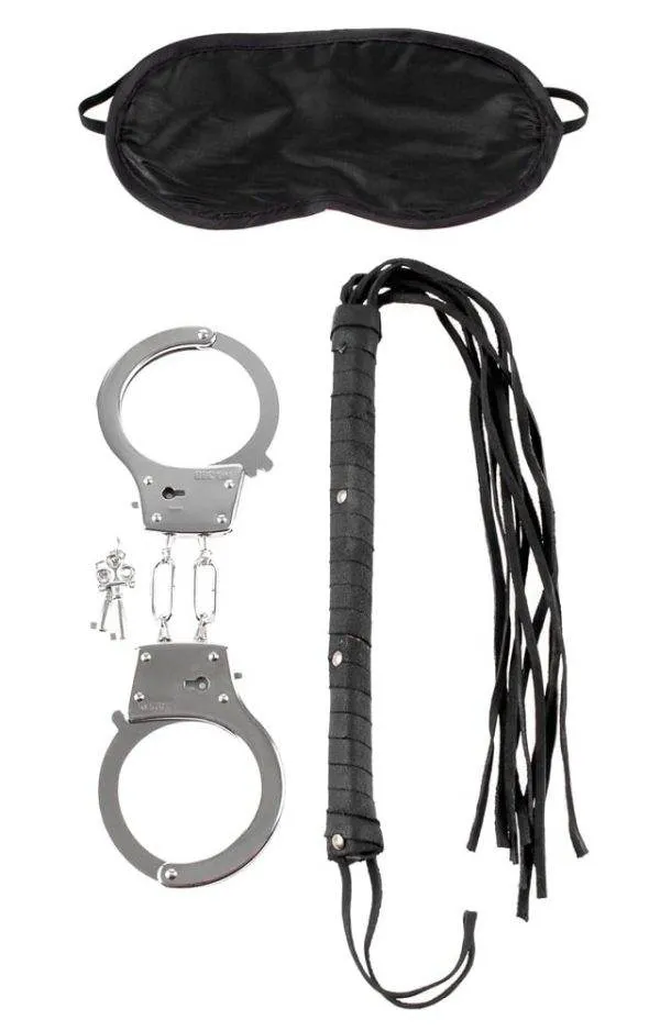 Fetish Fantasy Series - Einsteiger Fetisch-Set Schwarz/Silber Fetish Fantasy Series - Einsteiger Fetisch-Set Schwarz/Silber