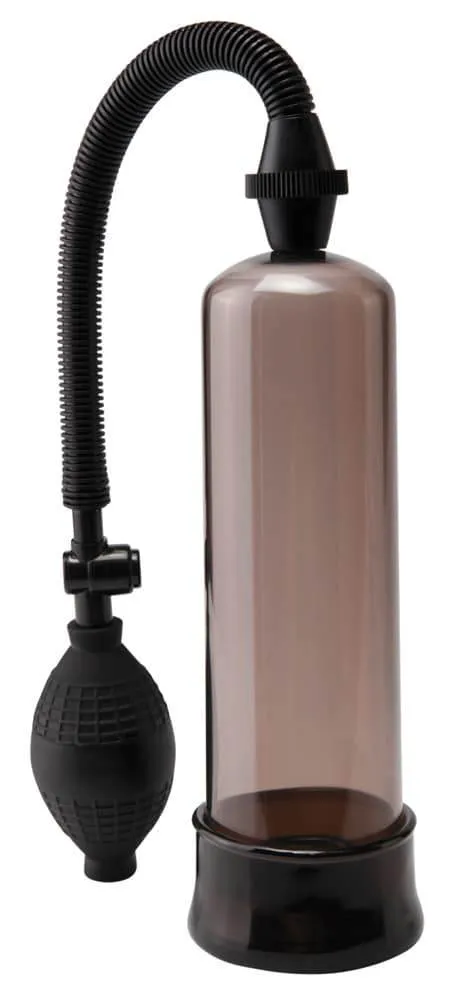 Pump Worx Penispumpe Transparent - Effektives Potenz-Training Rauch/Schwarz