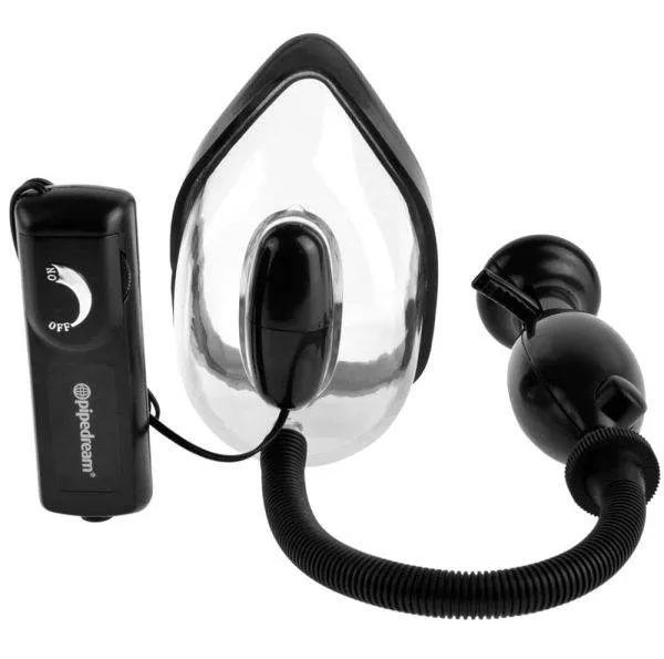 Fetish Fantasy Extreme - Mega Lips Vagina Pump Transparent/Schwarz Fetish Fantasy Extreme - Mega Lips Vagina Pump Transparent/Schwarz