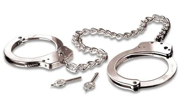 Fetish Fantasy Series Fußschellen - Metall, 45 cm Kette