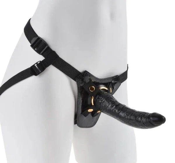 Fetish Fantasy Gold - Verstellbarer Strap-On mit Dildo Fetish Fantasy Gold - Verstellbarer Strap-On mit Dildo