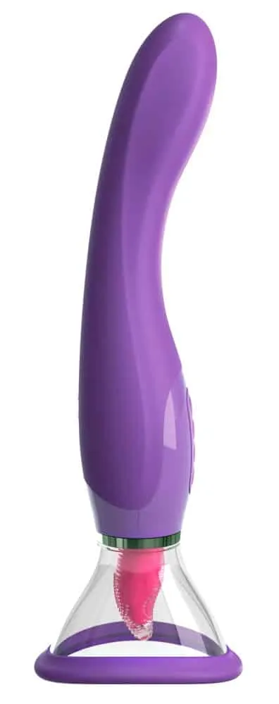 Fantasy For Her - Ultimatives Vergnügen, Vibrator mit Saugschale & Zungenstimulator Fantasy For Her - Ultimatives Vergnügen, Vibrator mit Saugschale & Zungenstimulator