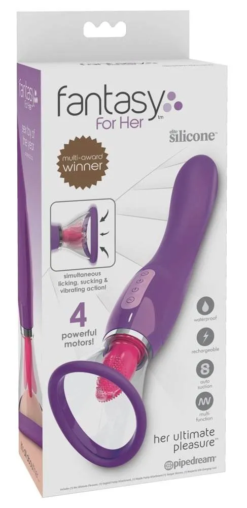 05443700000_verp Fantasy For Her - Ultimatives Vergnügen, Vibrator mit Saugschale & Zungenstimulator