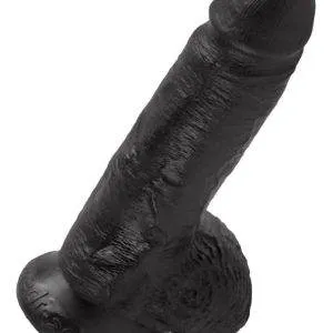 King Cock Naturdildo 17,8 cm - Realistischer Dildo Dark King Cock Naturdildo 17,8 cm - Realistischer Dildo Dark – Bild 3