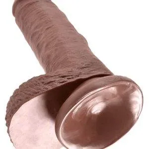 King Cock Naturdildo 17,8 cm - Realistischer Dildo Brown King Cock Naturdildo 17,8 cm - Realistischer Dildo Brown – Bild 5