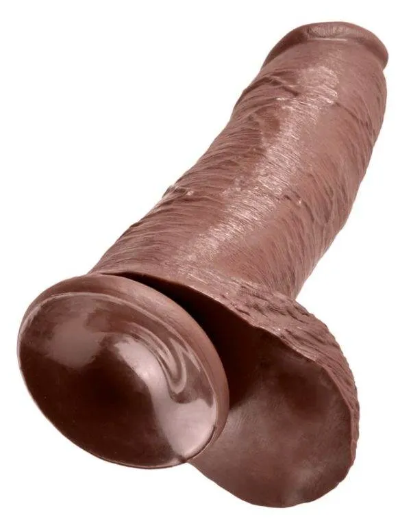 King Cock Realistischer Dildo mit Saugfuß Brown King Cock Realistischer Dildo mit Saugfuß Brown
