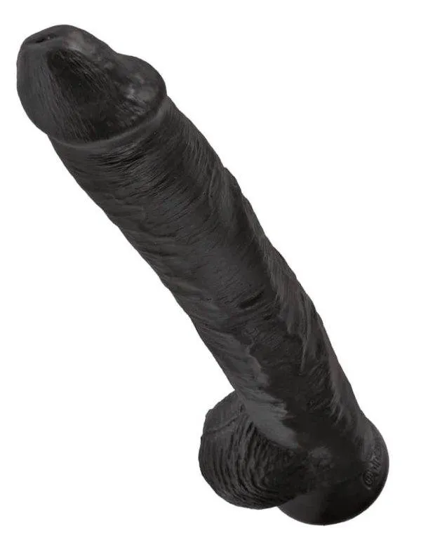 King Cock Naturdildo mit Saugfuß - 35,6 cm Länge, Ø 6 cm Dark King Cock Naturdildo mit Saugfuß - 35,6 cm Länge, Ø 6 cm Dark
