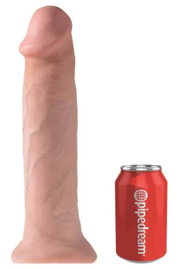 King Cock Naturdildo mit Saugfuß und Strap-on-Kompatibilität