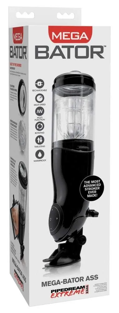 05448410000_verp Pipedream Extreme Toyz - Mega-Bator Anus, automatischer Masturbator Schwarz/Transparent
