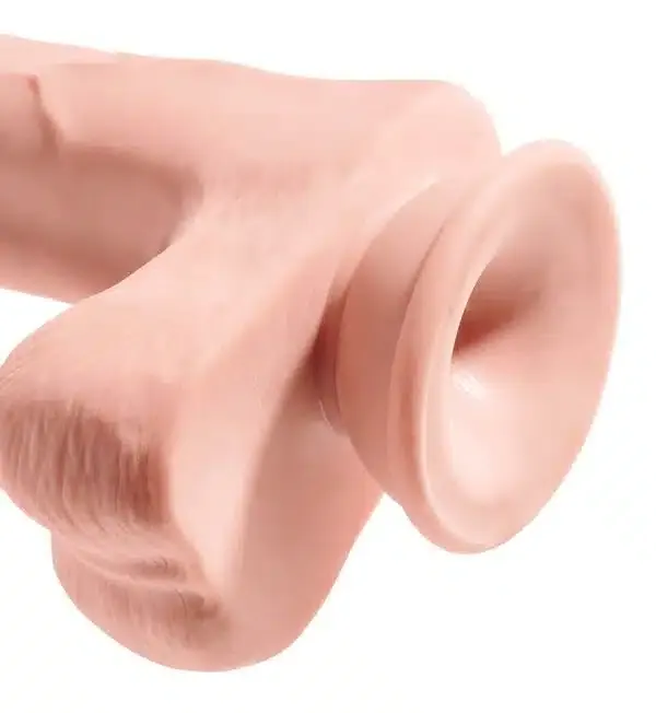 King Cock Plus - Naturdildo mit Hoden, 33 cm Länge King Cock Plus - Naturdildo mit Hoden, 33 cm Länge