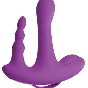 Threesome Vibrator - Dreifache Stimulation, 10 Vibrationsmodi, Fernbedienung Threesome Vibrator - Dreifache Stimulation, 10 Vibrationsmodi, Fernbedienung – Bild 3