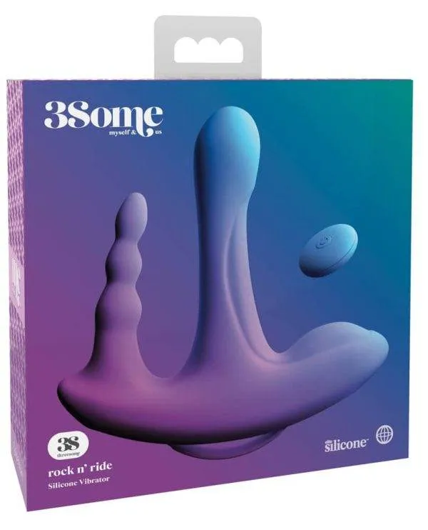 05456600000_verp Threesome Vibrator - Dreifache Stimulation, 10 Vibrationsmodi, Fernbedienung