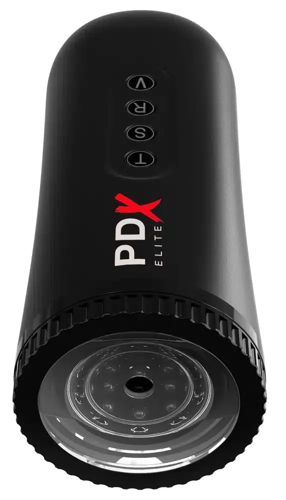 PDX Elite - Automatischer Masturbator Schwarz/Transparent