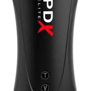 PDX Elite - Automatischer Masturbator mit Vibrations- und Stoßmodi Schwarz/Transparent PDX Elite - Automatischer Masturbator mit Vibrations- und Stoßmodi Schwarz/Transparent – Bild 3