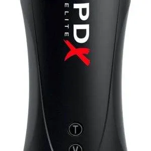 PDX Elite - Automatischer Masturbator mit Vibrations- und Stoßmodi Schwarz/Transparent PDX Elite - Automatischer Masturbator mit Vibrations- und Stoßmodi Schwarz/Transparent – Bild 4