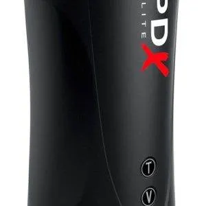 PDX Elite - Automatischer Masturbator mit Vibrations- und Stoßmodi Schwarz/Transparent PDX Elite - Automatischer Masturbator mit Vibrations- und Stoßmodi Schwarz/Transparent – Bild 5