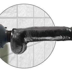 King Cock FlexiVibe Hautfarben dunkel/Schwarz King Cock FlexiVibe Hautfarben dunkel/Schwarz – Bild 4