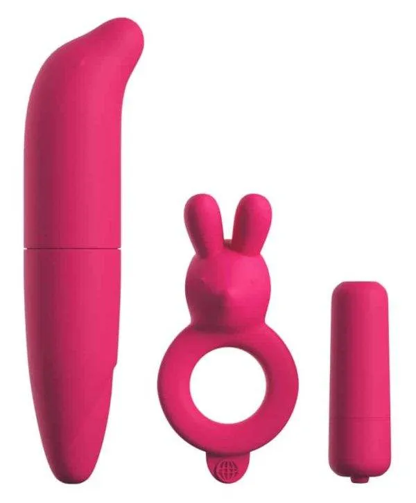 Classix Toy-Set: Vibrator, Penisring, Vibrobullet Classix Toy-Set: Vibrator, Penisring, Vibrobullet